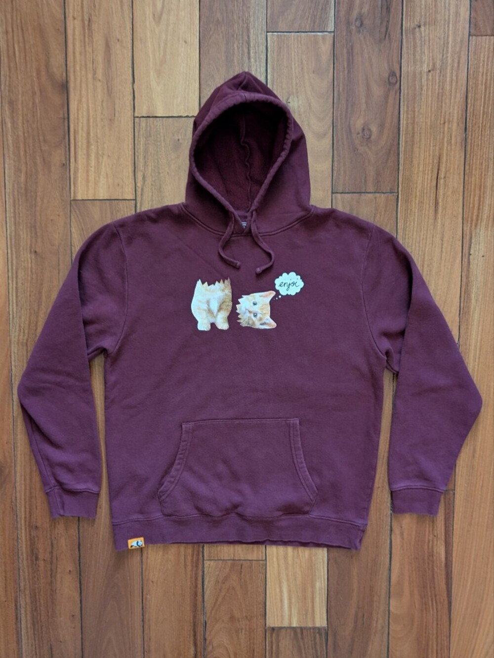 Enjoi Skateboards Cat Hoodie (XL)